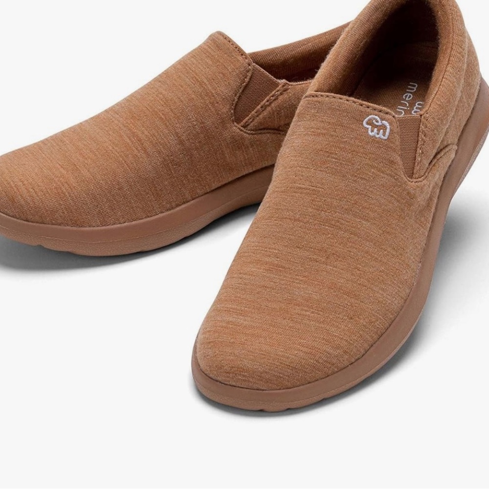 Men’s camel color Merinos slip on shoes